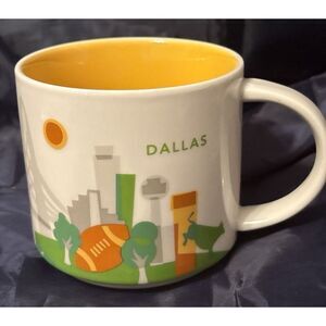 STARBUCKS Dallas Texas You are Here Collectible 2012 Collectible Coffee Mug 14oz
